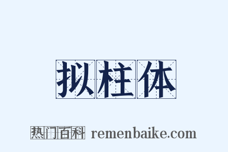 拟柱体是什么意思的图片